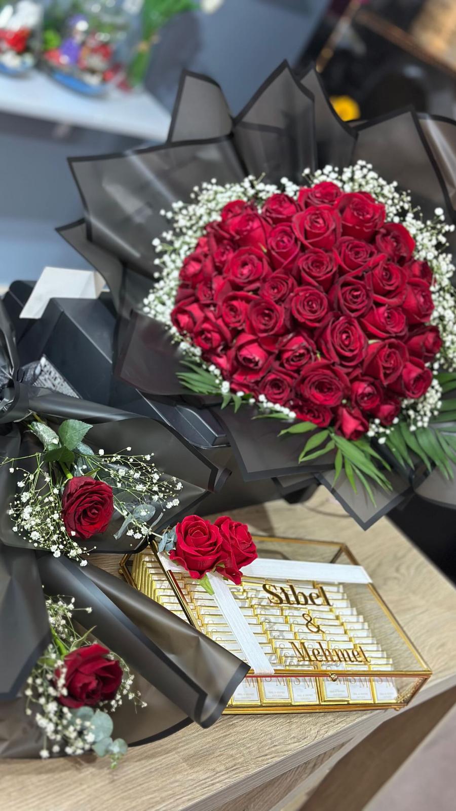 Gül Buketi İsteme Seti