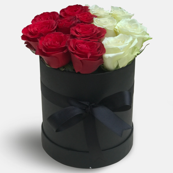 Kırmızı ve Beyaz Gül Aranjman