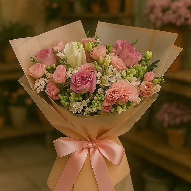  İsteme Çiçeği Soft Buket